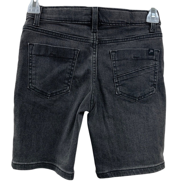 NWT New Art Class Kids Small (6/7) Adjustable Waist Denim Black Jean Shorts