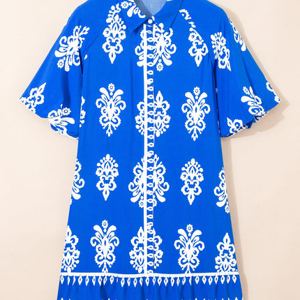 Halle Puff Sleeve Mini Dress