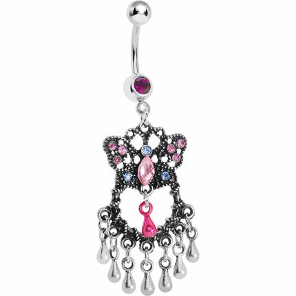 Antique Butterfly Chandelier Belly Ring