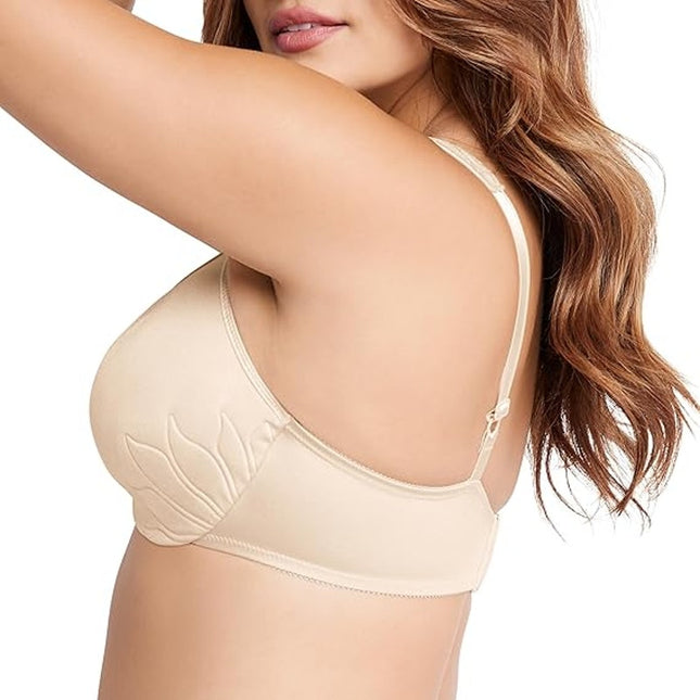 New Bali Womens 34DD Tan Live It Up Lift Underwire Seamless Shapewear Bra