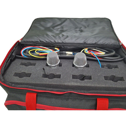 4 VocoPro UDH-DUAL DSP Wireless Microphone BodyPack System Kit w Case