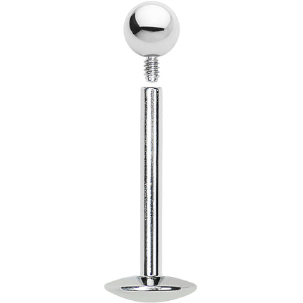16G 3/8 Internally Threaded 3mm Ball Labret