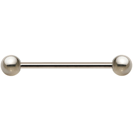 14G Grade 23 Solid Titanium Barbell 7/8 5mm