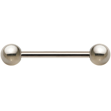 14G Grade 23 Solid Titanium Barbell 5/8 5mm