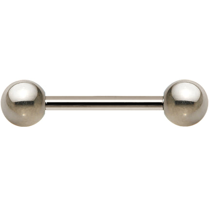 14G Grade 23 Solid Titanium Barbell 9/16 5mm