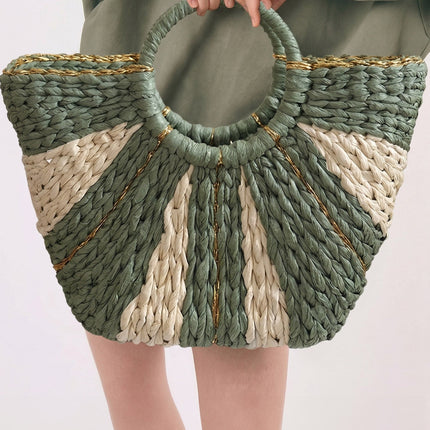 Rachel Handwoven Straw tote Bag
