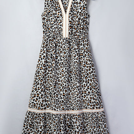 Ayla Trim Sleeveless Midi Dress