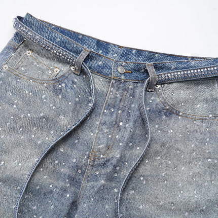 AZUL RHINESTONE DENIM (UNISEX)