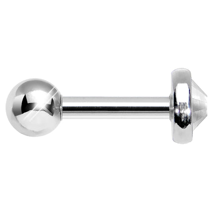 4mm Clear Gem Tragus Cartilage Barbell Earring