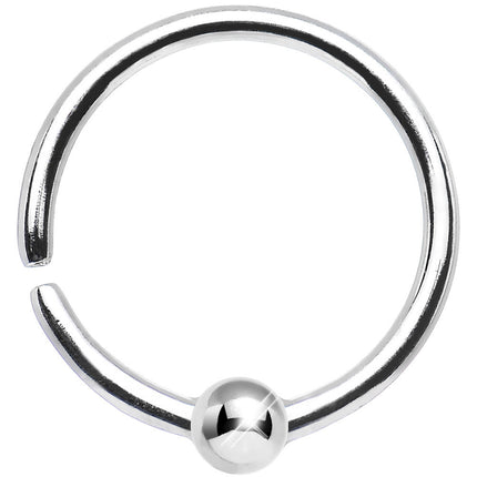 18G 3/8 925 Silver Ball Daith Cartilage Tragus Earring