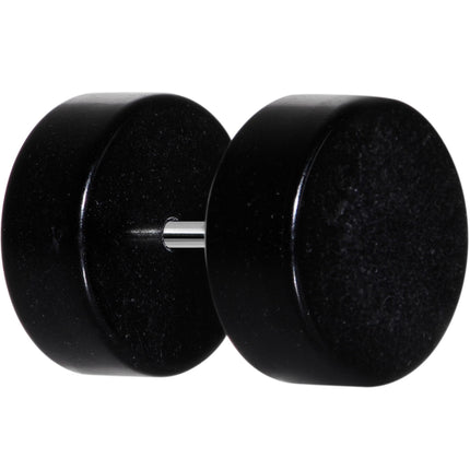Black Acrylic Cheater Plug Set Looks Like 00G