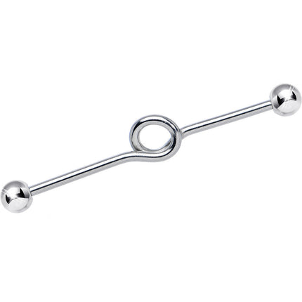 14G Surgical Steel Industrial Twist Industrial Barbell 38mm