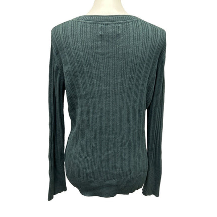 Lot of 3 Sonoma Merona Womens XL Long Sleeve V-Neck PolyCotton Sweaters