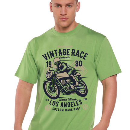 Vintage Race Spun Bamboo® Men's Bamboo Viscose/Organic Cotton Short Sleeve Graphic T-Shirt