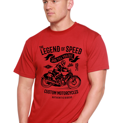 The Legend of Speed Spun Bamboo® Men's Bamboo Viscose/Organic Cotton Short Sleeve Graphic T-Shirt