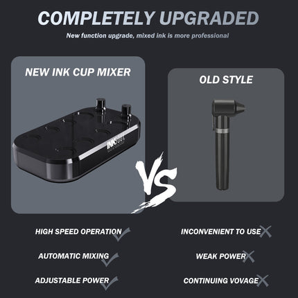 INKSOUL® TATTOO INK CUP MIXER 8 sites Aluminum alloy frame