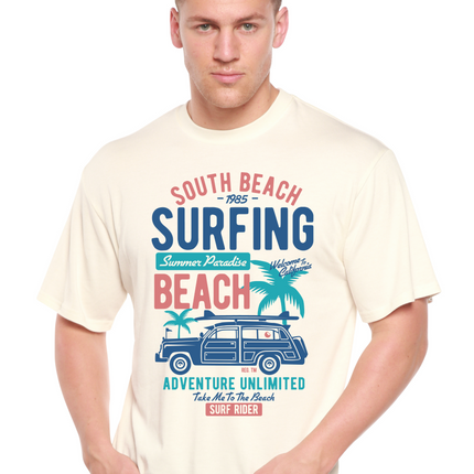 South Beach Spun Bamboo® Men's Bamboo Viscose/Organic Cotton Short Sleeve Graphic T-Shirt