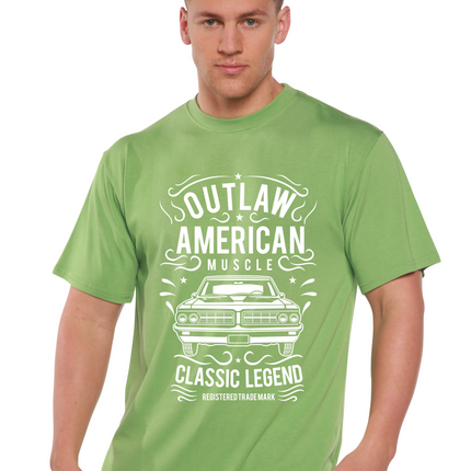 Outlaw American Muscle Spun Bamboo® Men's Bamboo Viscose/Organic Cotton Short Sleeve Graphic T-Shirt