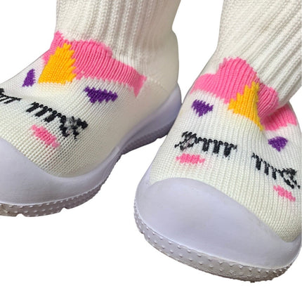 Morendl Infant Size 9-12 Months Unicorn Memory Foam Insole Non Slip Sock Shoes