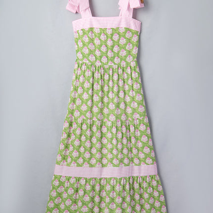 Adriana Knot Straps Maxi Dress