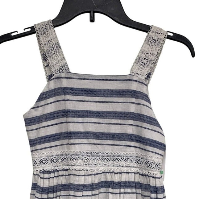 New Speechless Kids Girls Size 8 Sailing Santori Striped Lined Fit Flare Dress