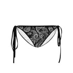 S / Black Paisley Bikini Bottoms