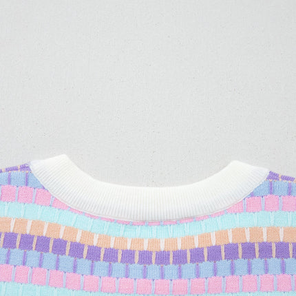 Ailany Knit Short Sleeve Sweater