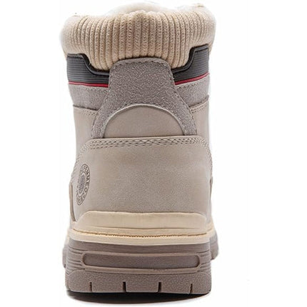 New Anjoufemme Womens Size 7.5 Tan Faux Suede Waterproof Outdoor Hiking Boots