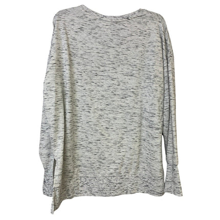 Upcycled Hand Printed Womens Large Simply Blessed Long Sleeve Light Sweatshirt