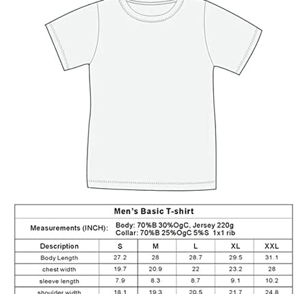Clearance Men's Bamboo Short Sleeve Contrast Stitch T-Shirt