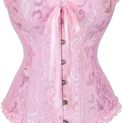 Corset Tops for Women,Lace Bustier Corset Lingerie top,Renaissance Overbust Corset Push Up Bodysuit