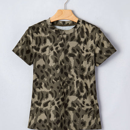 Annabelle Print Mock Slim Tee