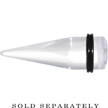 5/8 Clear White Acrylic Wish on a Star Taper