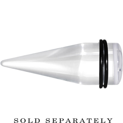 18mm Clear White Acrylic Wish on a Star Taper
