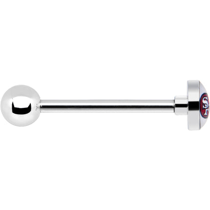 Officially Licensed NFL San Francisco 49ers Barbell Tongue Ring