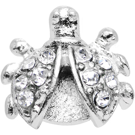 Clear Gem Lovely Ladybug Tragus Cartilage Earring