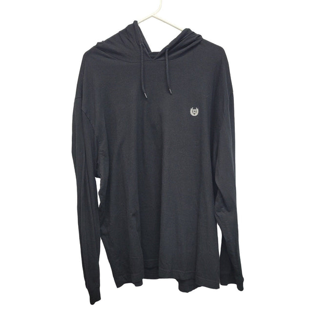 Chaps Mens XXL 100% Cotton Long Sleeve Hooded Lightweight Sweatshirt Hoodie