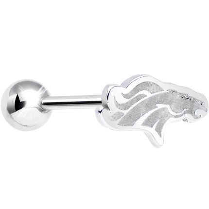 Officially Licensed NFL Cut Out Denver Broncos Tongue Ring
