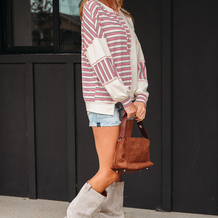 Aadhya Patchwork Oversized Pullover Top
