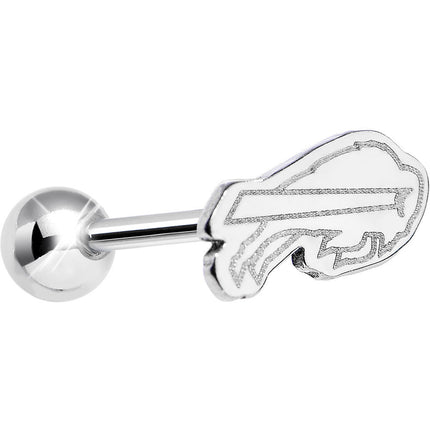 Officially Licensed NFL Cut Out Buffalo Bills Barbell Tongue Ring