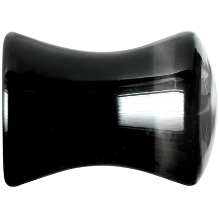 2G Black Acrylic White Nautical Anchor Saddle Plug Set