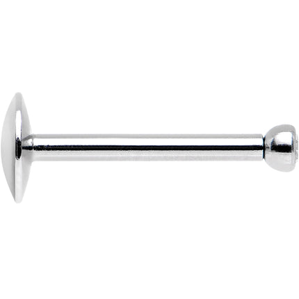 316L Stainless Steel Crystalline Gem Push-In Labret Monroe