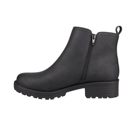 New In Box Buffalo Womens Size 9 Black Water Repellant Faux Leather Anna Boots