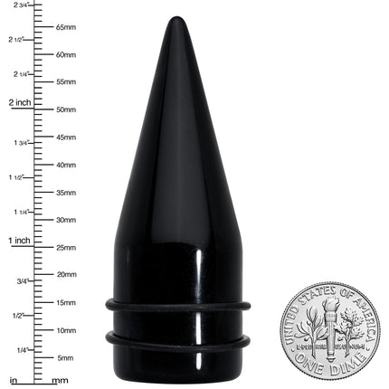 24mm Black Acrylic Straight Taper Set