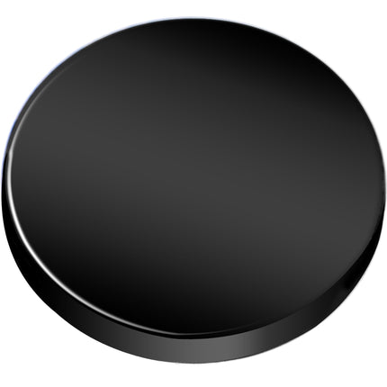 14G Black Titanium IP 4mm Flat Disc Dermal Anchor Top