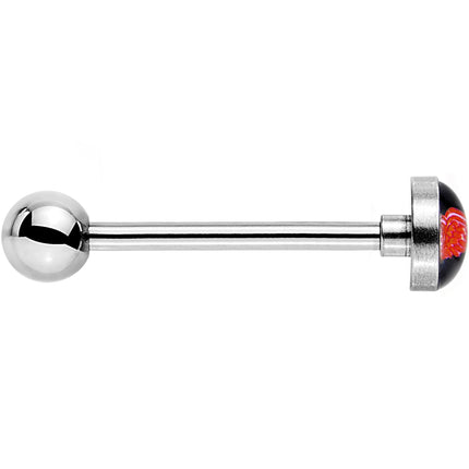 Officially Licensed NHL Detroit Red Wings Logo Tongue Ring