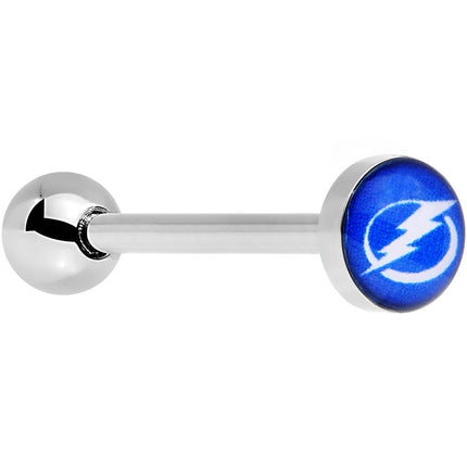 Officially Licensed NHL Tampa Bay Lightning Logo Tongue Ring
