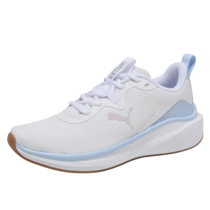 Puma Womens Size 8 White Blue Lace Up Skyrocket Sneaker Athletic Tennis Shoes