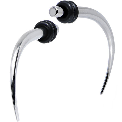 10G Stainless Steel Claw of Keres Curved Taper Set