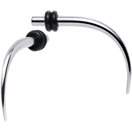 10G Stainless Steel Claw of Keres Curved Taper Set